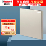 罗格朗（LEGRAND）开关插座面板 仕典米兰金系列无边框大面板空白面板