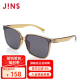 睛姿（JINS）太阳镜中性设计时尚舒适简洁开车墨镜女太阳镜URF22S138 84黄褐色