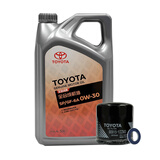 丰田（TOYOTA）广丰原厂纯牌全合成机油0W-30 SP级4.5L小保养套餐 (M3铁滤+垫片)