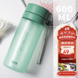 木吉乇（mojito）便携塑料水杯茶杯男女学生运动夏天水瓶大容量水壶 绿色