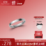 丹尼尔惠灵顿（DanielWellington）dw戒指时尚饰品银色戒指女情侣对戒生日礼物DW00400031
