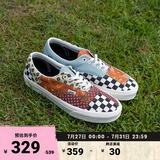 VANS范斯官方 Era虎纹腰果花拼布校园复古男女帆布鞋低帮 彩色 36.5