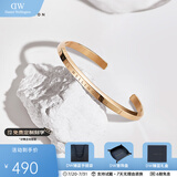 丹尼尔惠灵顿（DanielWellington）dw手镯男女 经典开口情侣手镯时尚饰品 生日礼物送女友 玫瑰金小号 DW00400003