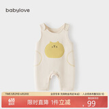 babylove宝宝背带裤春秋外穿连体裤超萌可爱休闲长裤洋气婴儿裤子