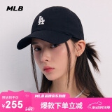 MLB棒球帽子夏季鸭舌帽女明星虞书欣同款软顶送礼3ACP7701N-07BKS