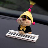 繁夏停车号码牌车载临时停车牌汽车内饰摆件移车挪车电话牌玩偶装饰女