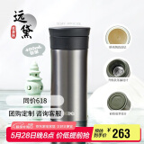 膳魔师（THERMOS）保温杯400ml陶瓷内胆泡茶咖啡保冷水杯子端午节礼物TCMV远黛