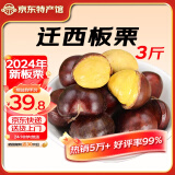 迁西鲜板栗 2024年新生板栗大颗粒 栗新鲜栗子甜栗子鲜板栗生栗子 老树板栗 3斤 大果