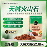 美乐棵火山石颗粒土天然铺面石水培水族造景专用2.8KG