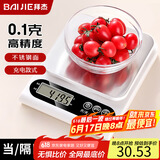 拜杰电子秤厨房秤家用烘焙秤克称高精度称重食物秤克数秤咖啡克秤