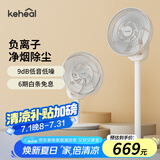 科西（KEHEAL） 空气循环扇家用 办公室台式立式两用 直流变频遥控负离子 低音低噪 R6