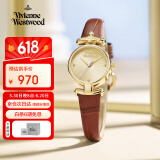 薇薇安·威斯特伍德（Vivienne Westwood）西太后女士手表皮带石英腕表女生520生日礼物送礼女友VV090GDBR