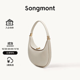 Songmont山下有松松月系列月弯包设计师月牙包秋冬单肩腋下包 茯苓白 现货