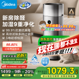 美的（Midea）【九重净化】空气净化器加湿除甲醛除烟味异味过敏源宠物吸猫毛空气消毒机森林家RX600Pro国家补贴