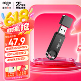 爱国者（aigo）64GB USB3.2U盘 U336 金属盖帽 系列效率快传 微笑办公