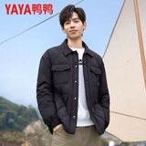 鸭鸭衬衫领羽绒服男冬季2025时尚保暖薄款男女同款轻薄户外休闲外套男