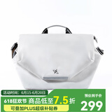 光影行星（GYXX）阿波罗机能斜挎包男士磁吸扣单肩手提大容量潮牌邮差电脑包 无U盘-灰白大(适合16寸轻薄电脑)