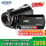 欧达（ORDRO）AC5 4K光变摄像机高清数码DV专业摄录一体机12倍光学100倍智能变焦增强5轴防抖家用直播婚庆