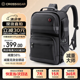 CROSSGEAR十字勋章减重大师商务双肩背包男适用于16英寸电脑书包出差旅行包
