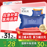 贝诺宁氧气袋医用便携氧气包家用老人吸氧袋制氧充氧袋孕妇储氧袋60L
