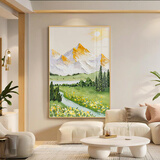 艺环宇日照金山装饰画山水画客厅挂画靠山图沙发背景墙风景落地画玄关画