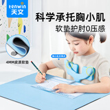天文坐姿写字姿势矫正器小学生写作业防近视纠正器书桌支架儿童学习防低头 JZ7629蓝色