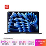 Apple/苹果AI笔记本/2024MacBookAir13.6英寸M3(8+10核)16G 512G 午夜色电脑MXCV3CH/A