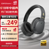 漫步者（EDIFIER）W820NB经典版 头戴蓝牙主动降噪耳机 金标认证 手机电脑笔记本耳机 典雅灰