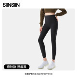 SIINSIIN【杨紫同款】鲨鱼裤女外穿2024新款秋冬加绒保暖瑜伽打底裤sinsin 【春秋款】显瘦黑 M（95-105斤）