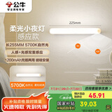 公牛（BULL）LED酷毙灯MC-A003D-DD床头衣柜条形小夜灯感应款5700K长255mm