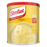 Slimfast英国代餐奶昔粉控卡饱腹膳食纤维粉健身轻食餐 香蕉味(438g)