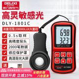 德力西（DELIXI）照度计光照测光仪高精度流明测试仪亮度计光照计测度仪分体式
