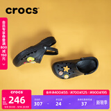 卡骆驰crocs洞洞鞋贝雅男鞋女鞋轻便耐磨一脚蹬拖鞋休闲鞋|10126 黑色-001 43 (270mm)