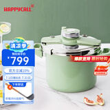 HAPPYCALL珐琅压力锅汤锅炖锅微压煲汤厨房家用煮炖汤6.5L 珐琅压力锅-6.5L-橄榄绿 22cm