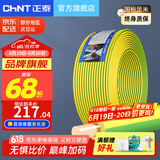 正泰（CHNT） 电线电缆BV1.5/2.5/4/6平方国标家装空调单股铜芯电线铜线电源线 2.5平方（黄绿双色-地线/100米）
