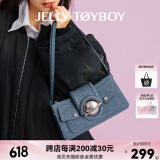 JellyToyboy包包女包【蓝盈莹同款】JTB千禧包春夏新款牛仔包腋下斜挎包 牛仔蓝