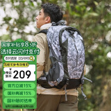 骆驼（CAMEL）户外登山包大容量轻便徒步运动旅游双肩背包旅行  雪焰灰