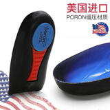 Foot logics足跟痛足底筋膜炎矫形鞋垫男女缓解疼痛足弓支撑久站不累脚 蓝色41-45（均码） 1双
