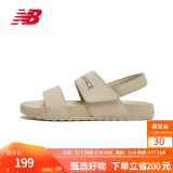 NEW BALANCE NB 官方凉鞋男鞋女鞋情侣NCLAY系列潮流魔术贴夏季沙滩鞋拖鞋 沙色 SUFNCLAY 41.5(脚长26cm)