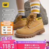 CAT卡特经典大黄靴马丁靴工装靴男女鞋科罗拉多户外加固短靴商场同款 黄色女 38