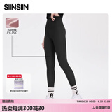 SIINSIIN4.0鲨鱼裤女春秋外穿高腰收腹打底裤加绒鲨鱼裤不掉档显瘦提臀 【4.0中暖款】显瘦黑 M (90-100斤)