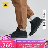 CAT卡特休闲鞋男士CODE系列户外百搭中帮鞋拼色板鞋休闲靴 黑色 39