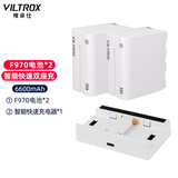 唯卓仕F550/F750/F970锂电池监视器摄影补光灯外拍灯平板灯影视灯环形灯图传通用TypeC接口充电锂电池 唯卓仕F970电池（2个）+智能快速充电器