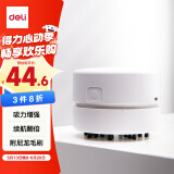得力（deli）【全网低价】充电式强吸力桌面吸尘器 迷你键盘除尘清洁助手 橡皮屑清洁器 学生用品 白色18884