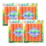 客唻美韩国进口蟹足棒蟹棒蟹肉棒即食手撕蟹柳客唻火锅寿司食材180g*2袋 蟹味棒 180g*4袋