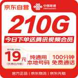 中国联通流量卡19元低月租全国通用流量手机卡电话卡5G纯上网卡长期号码学生卡非无限