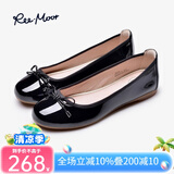 reemoor睿慕芭蕾透气舒适鞋婚鞋2025夏季女鞋防滑平底单鞋女百搭红色 经典款 黑色 35