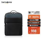 新秀丽（Samsonite）男士双肩包14英寸大容量商务背包牛皮电脑包TM0*61001