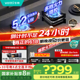 华帝（VATTI）国家补贴官方小尺寸燃气灶嵌入式天然气双灶5.2kW猛火煤气炉灶台灶具i10072B【天然气产品】