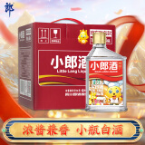 郎酒 精酿小郎酒 联名款 浓酱兼香型白酒 45度100ml*6瓶 整箱装